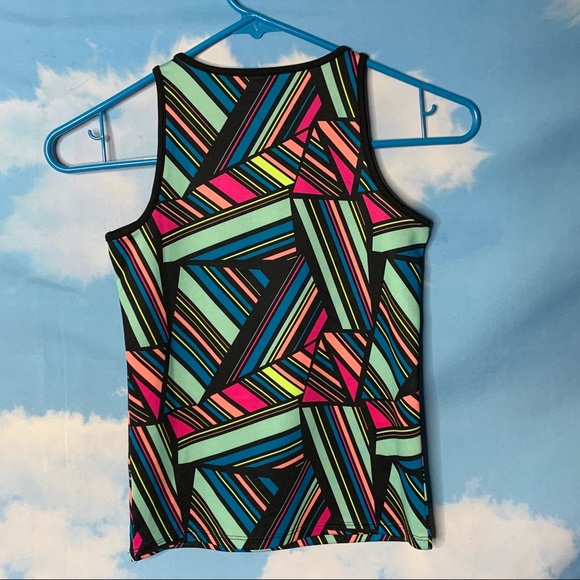S.O.- Multicolored Geometric Print Tank size 7/8 - Picture 3 of 5
